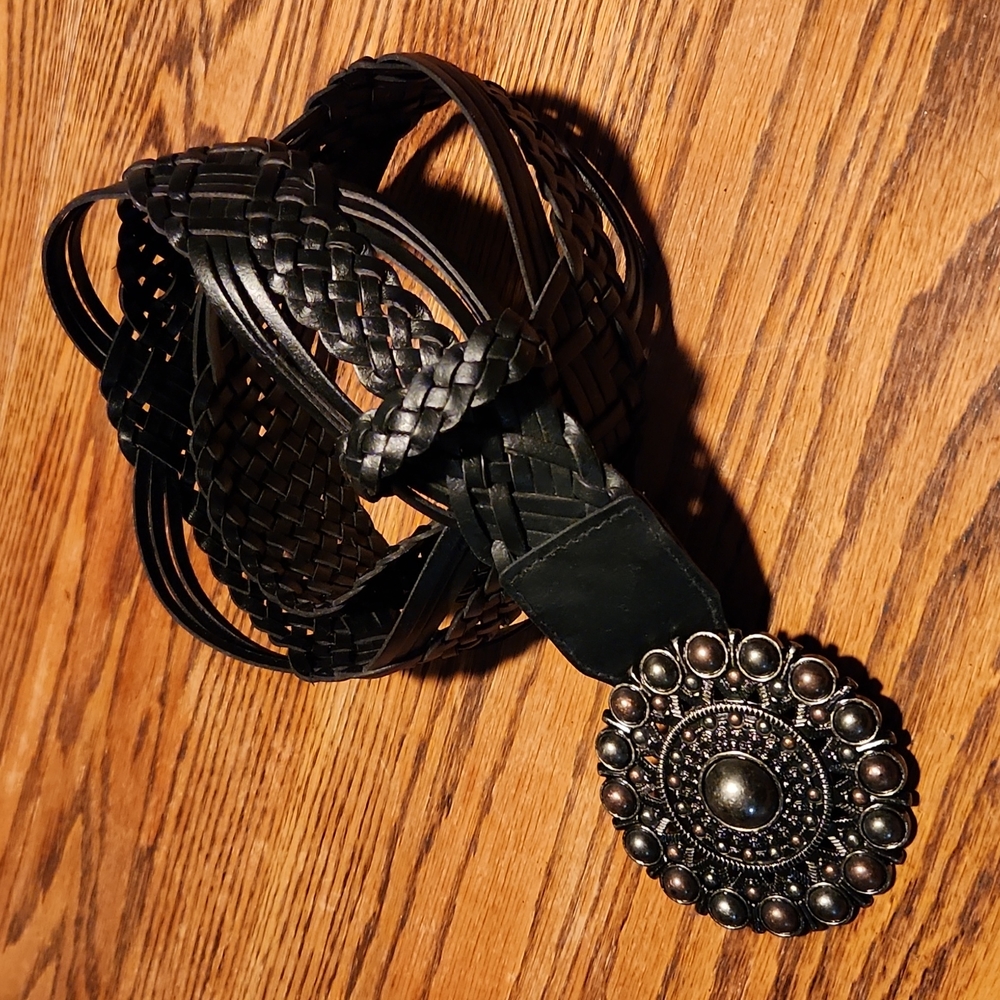 Black Leather Belt